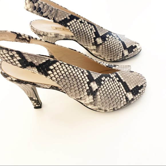 NWOB Paul Green Avanti Peep Toe Slingback Heels - Picture 3 of 12